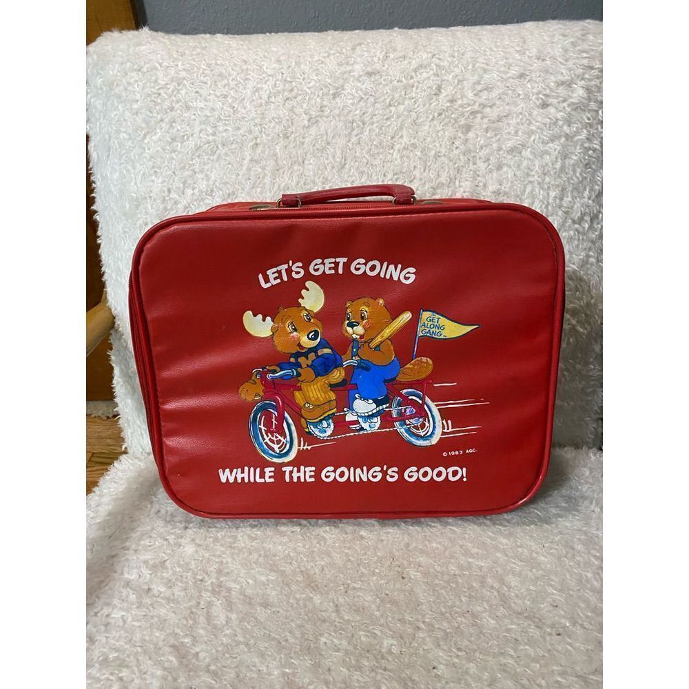 Vintage 1983 Get Along Gang Childrens Suitcase